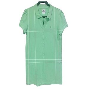 Lacoste | Dresses | Lacoste Dress Women Green Polo Dress New Without Tags  Size L | Poshmark